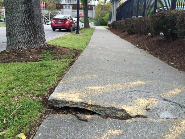 Cement Sidewalk Repair in Nashville